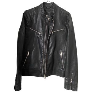 Mens forever 21 faux leather jacket
